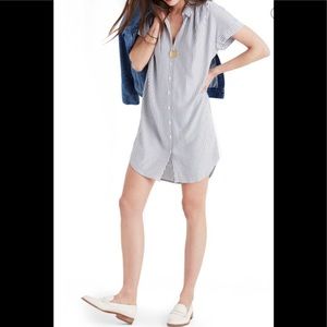 Madewell Central Stripe Shirt Dress